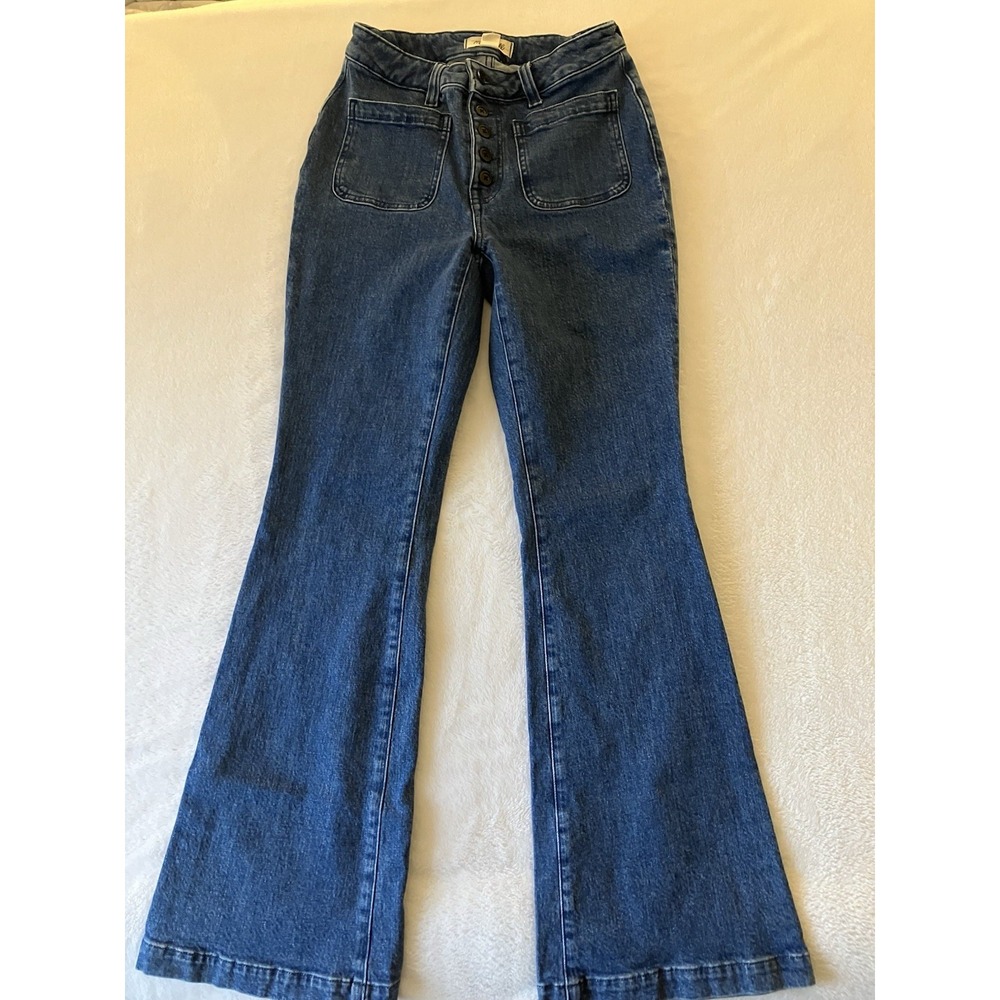 Madewell The Flea Market Flare Jeans Women's Size 25 Retro Hippie Style